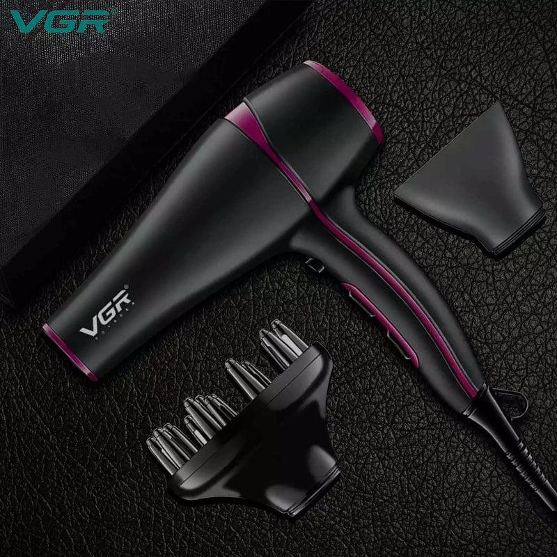 مجفف شعر احترافي بقوه 2200 واط مع ديفيوزر VGR V-402