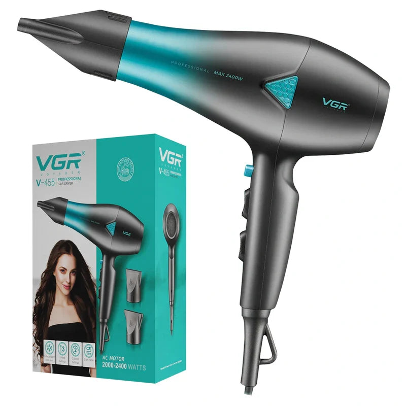 مجفف شعر احترافي للرجال والنساء VGR V-455