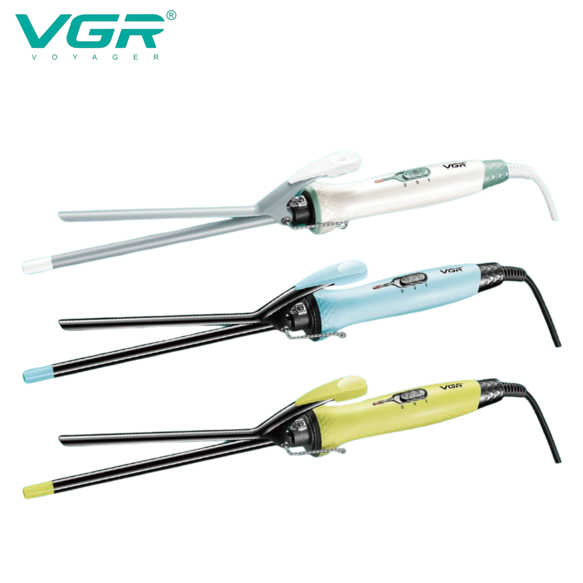مكواة تجعيد شعر احترافيةVGR V-576