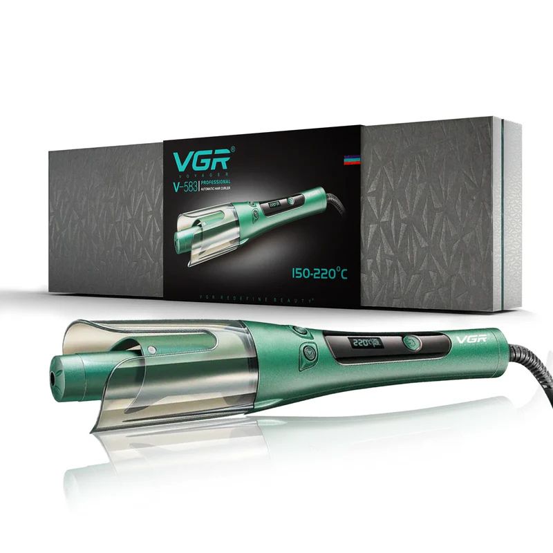 اداة تجعيد الشعر الاوتوماتيكية الاحترافية للنساء VGR V-583